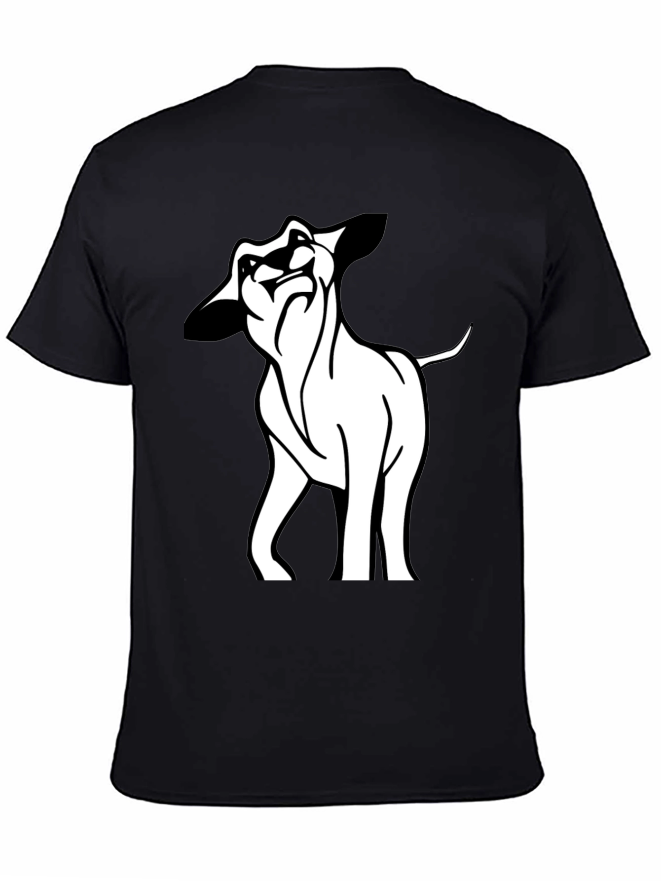 Cool Lion Graphic Black T-Shirt