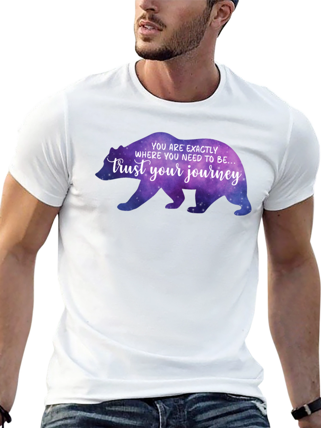 Trust Your Journey Bear Graphic Tee