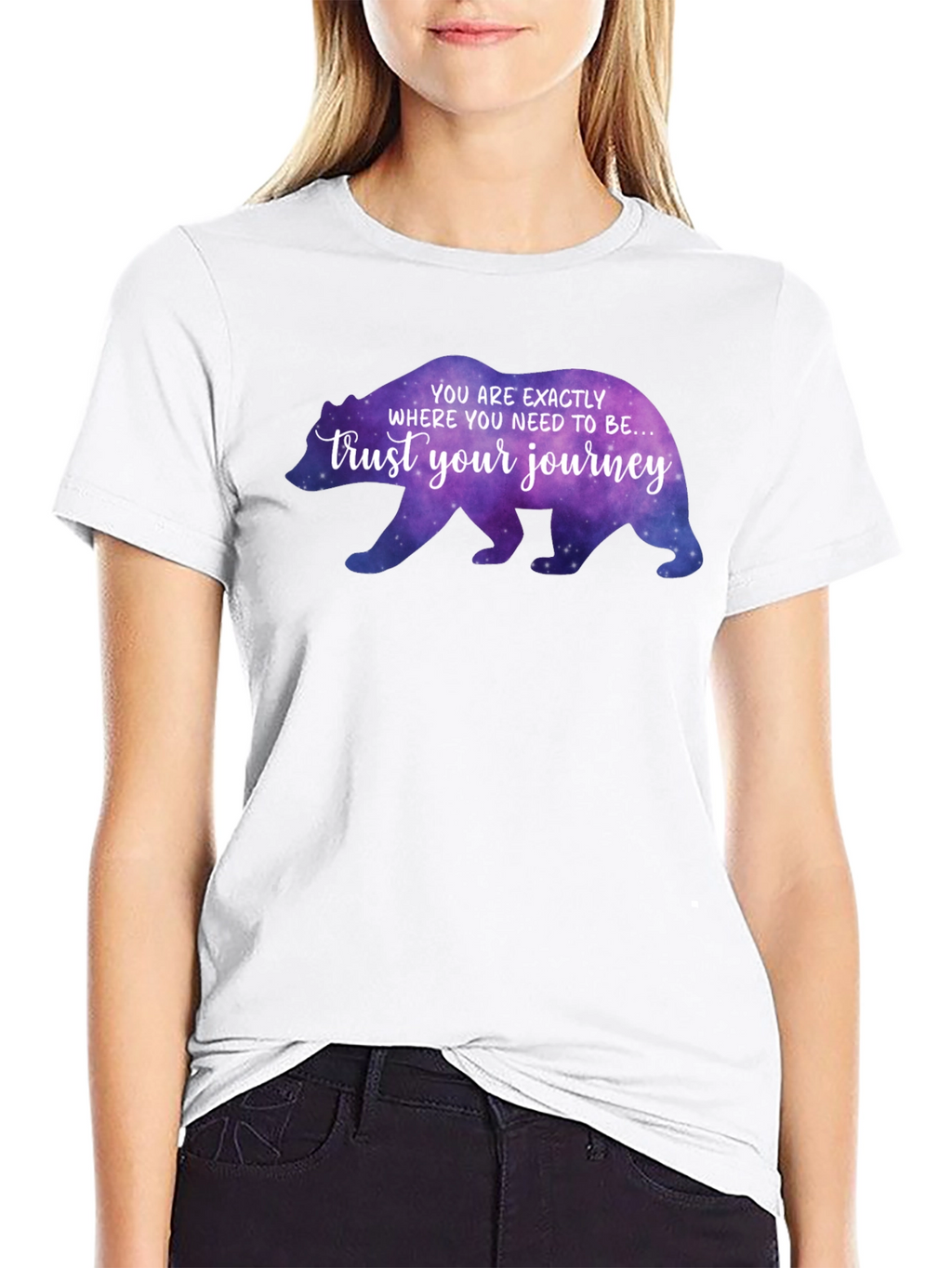 Trust Your Journey Bear Graphic Tee
