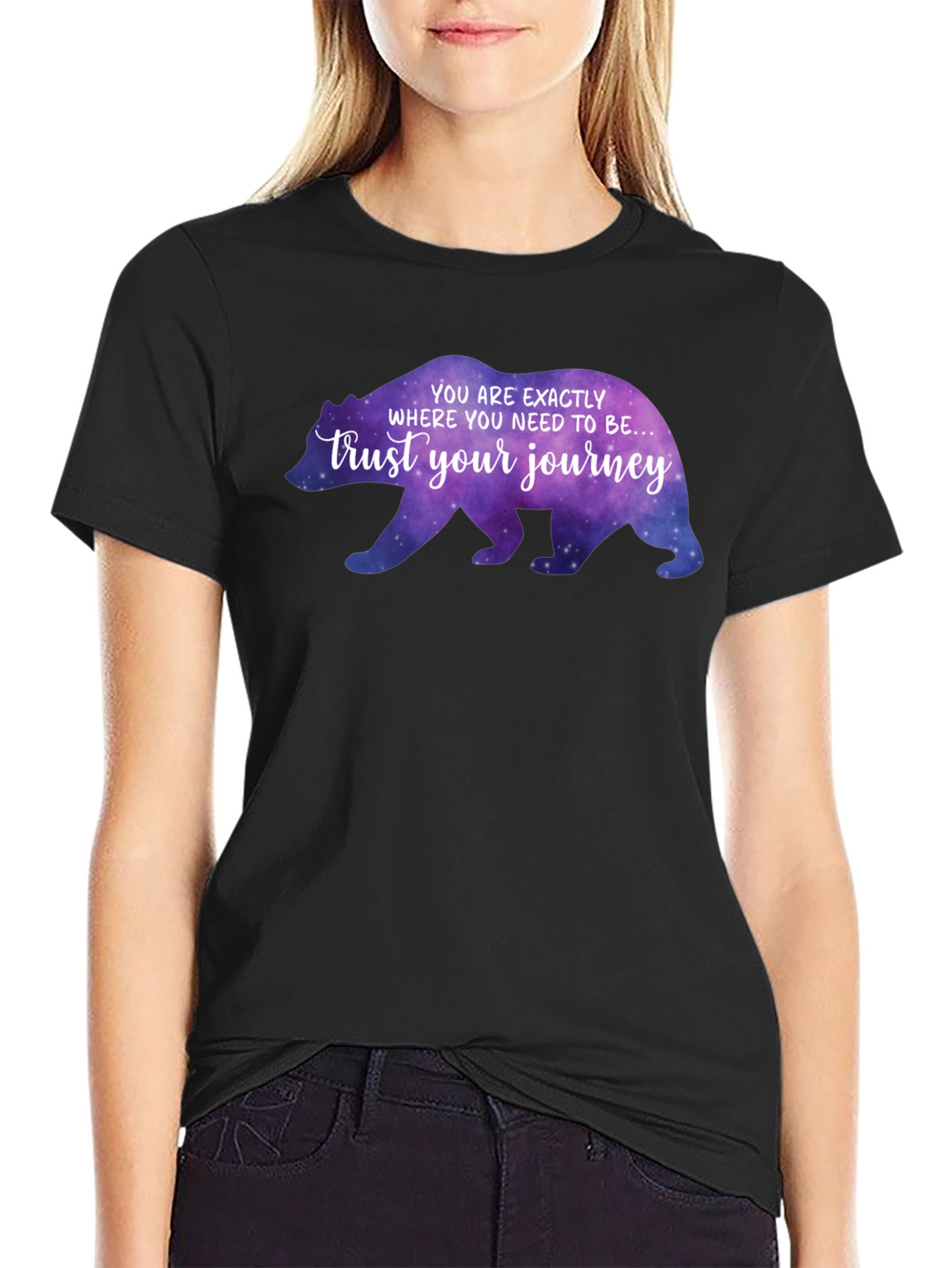 Trust Your Journey Bear Graphic Tee