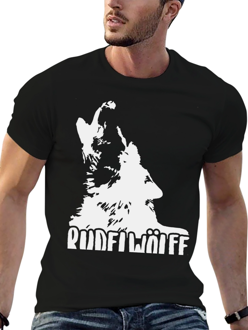 Black Wolf Pack T-Shirt - Unique Design
