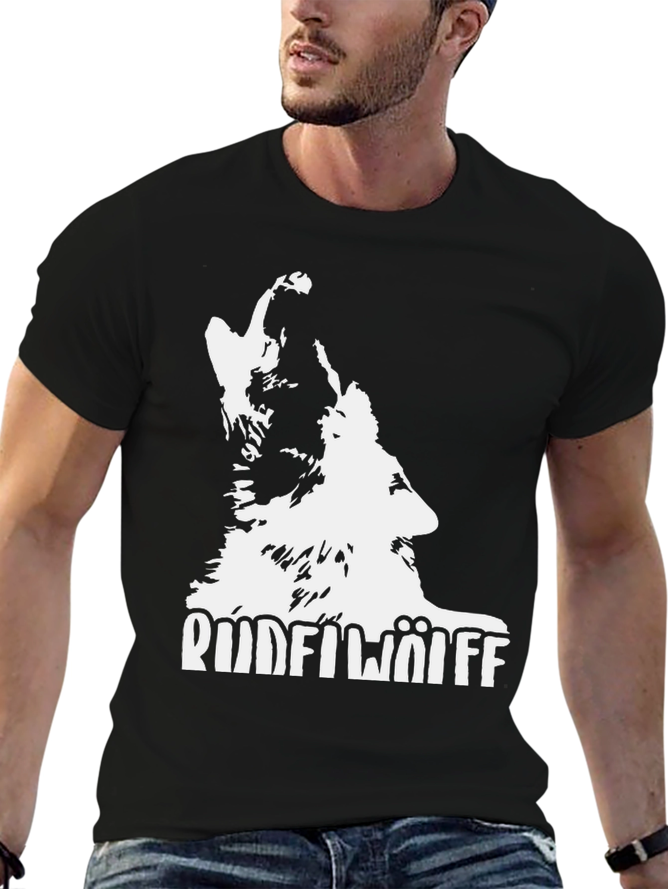 Black Wolf Pack T-Shirt - Unique Design