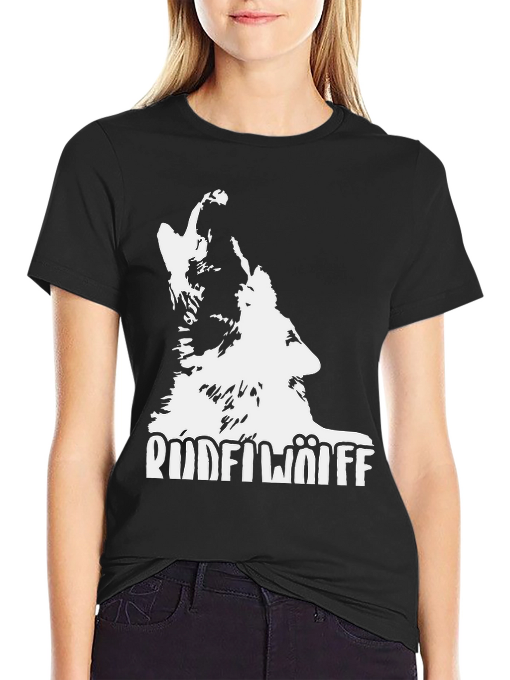 Black Wolf Pack T-Shirt - Unique Design