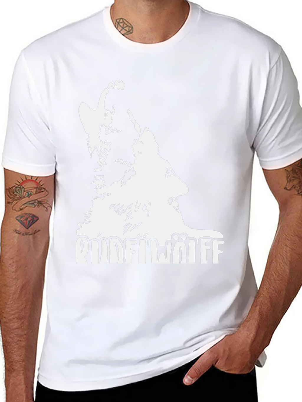Black Wolf Pack T-Shirt - Unique Design