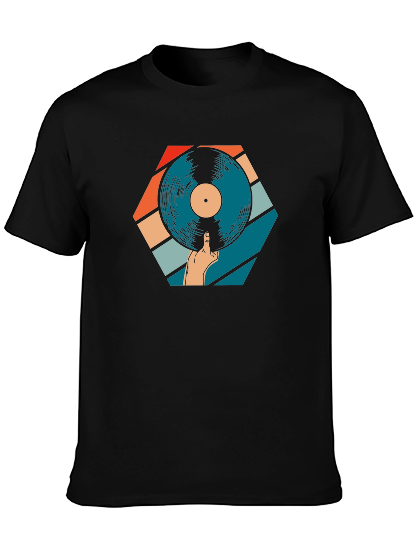 Retro Vinyl Record Graphic Tee - Music Lovers Shirt