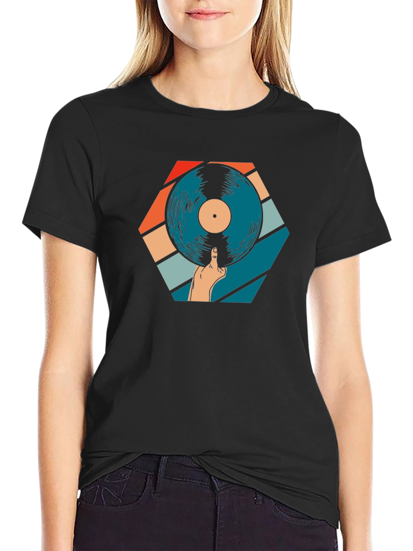 Retro Vinyl Record Graphic Tee - Music Lovers Shirt