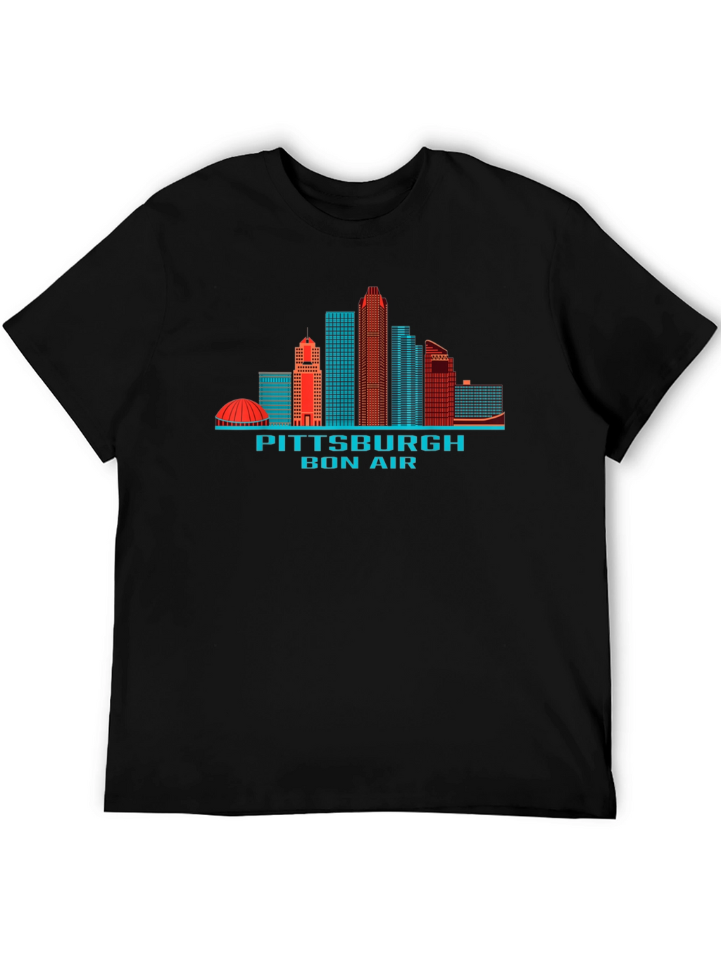 Pittsburgh Skyline T-Shirt - Black