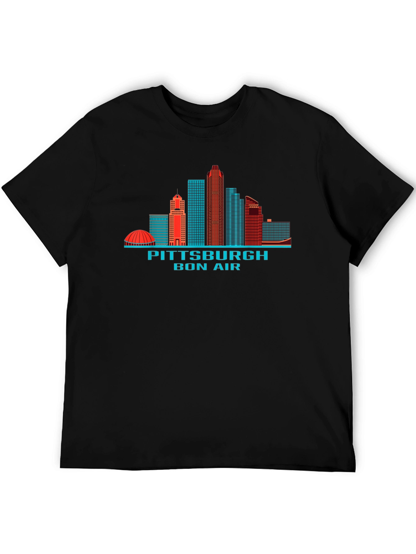 Pittsburgh Skyline T-Shirt - Black