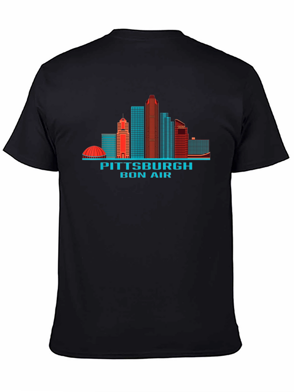 Pittsburgh Skyline T-Shirt - Black