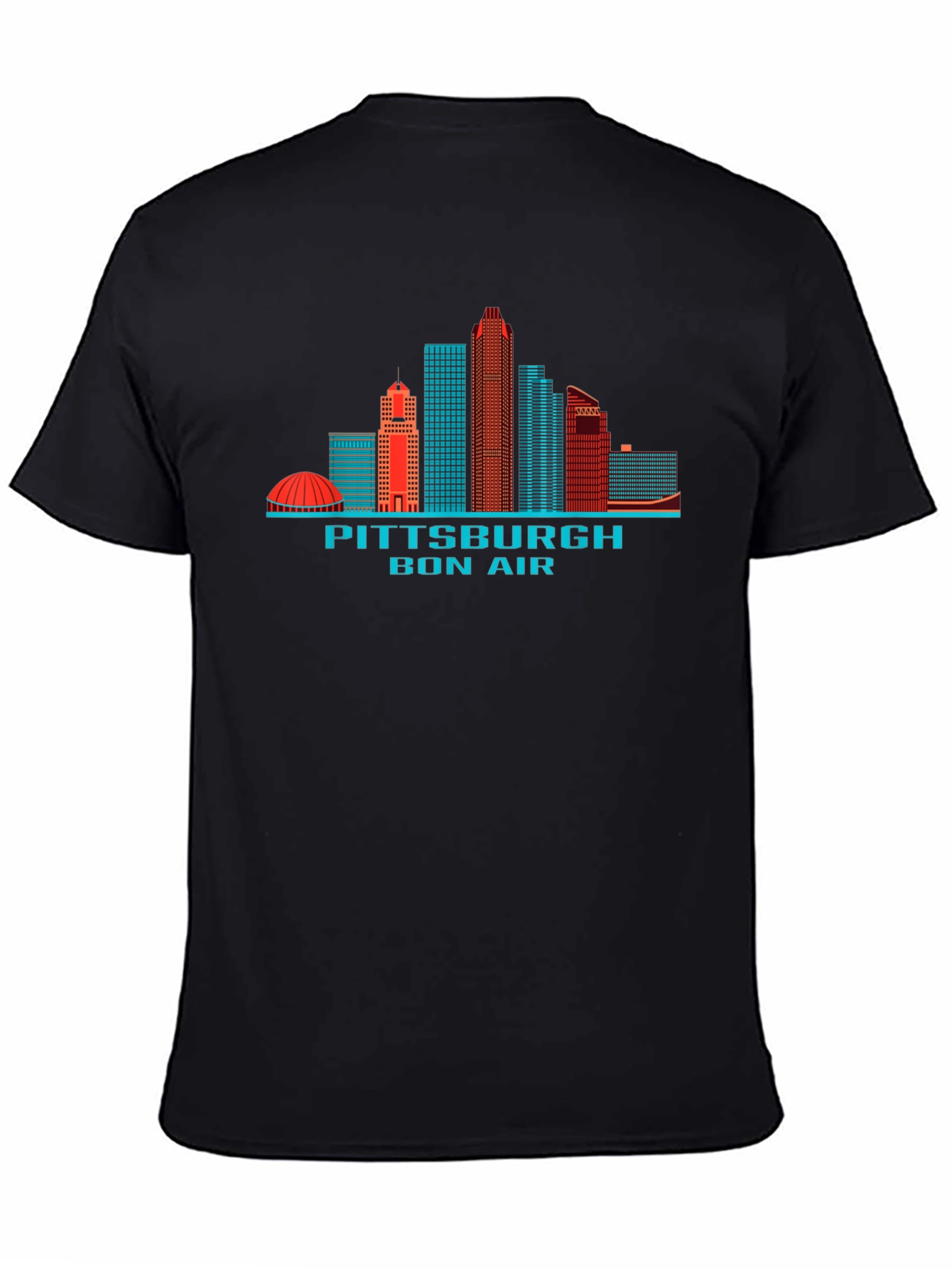 Pittsburgh Skyline T-Shirt - Black