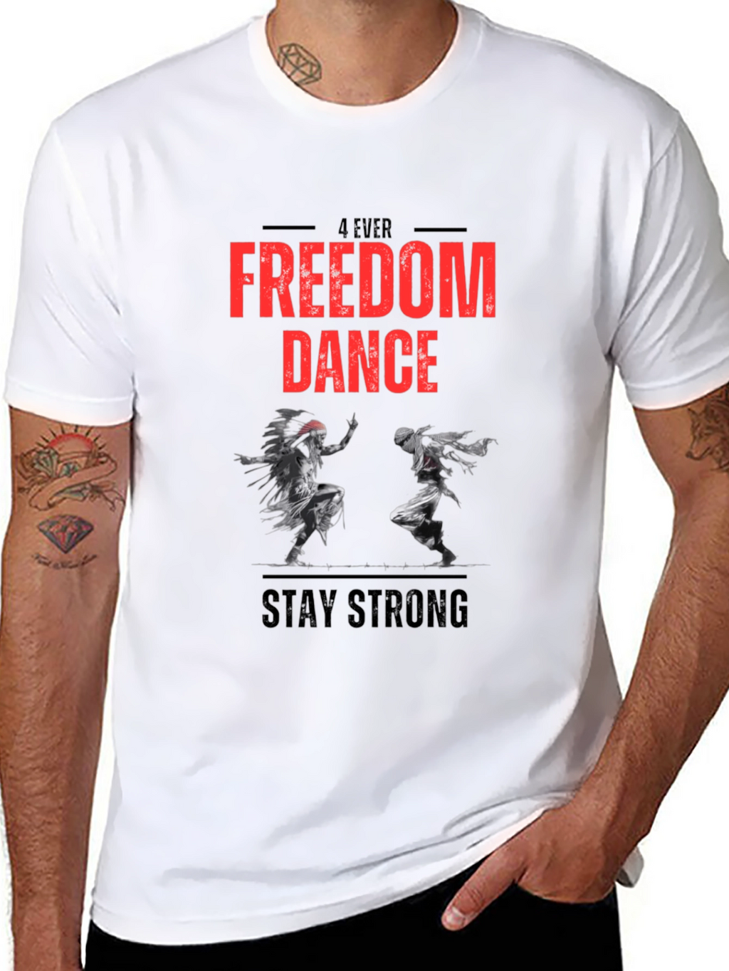 Freedom Dance Graphic T-Shirt