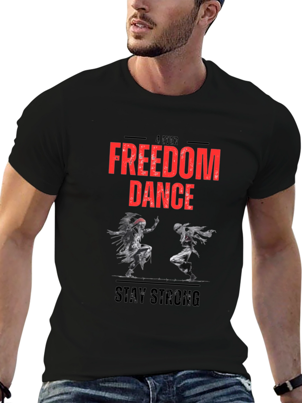 Freedom Dance Graphic T-Shirt