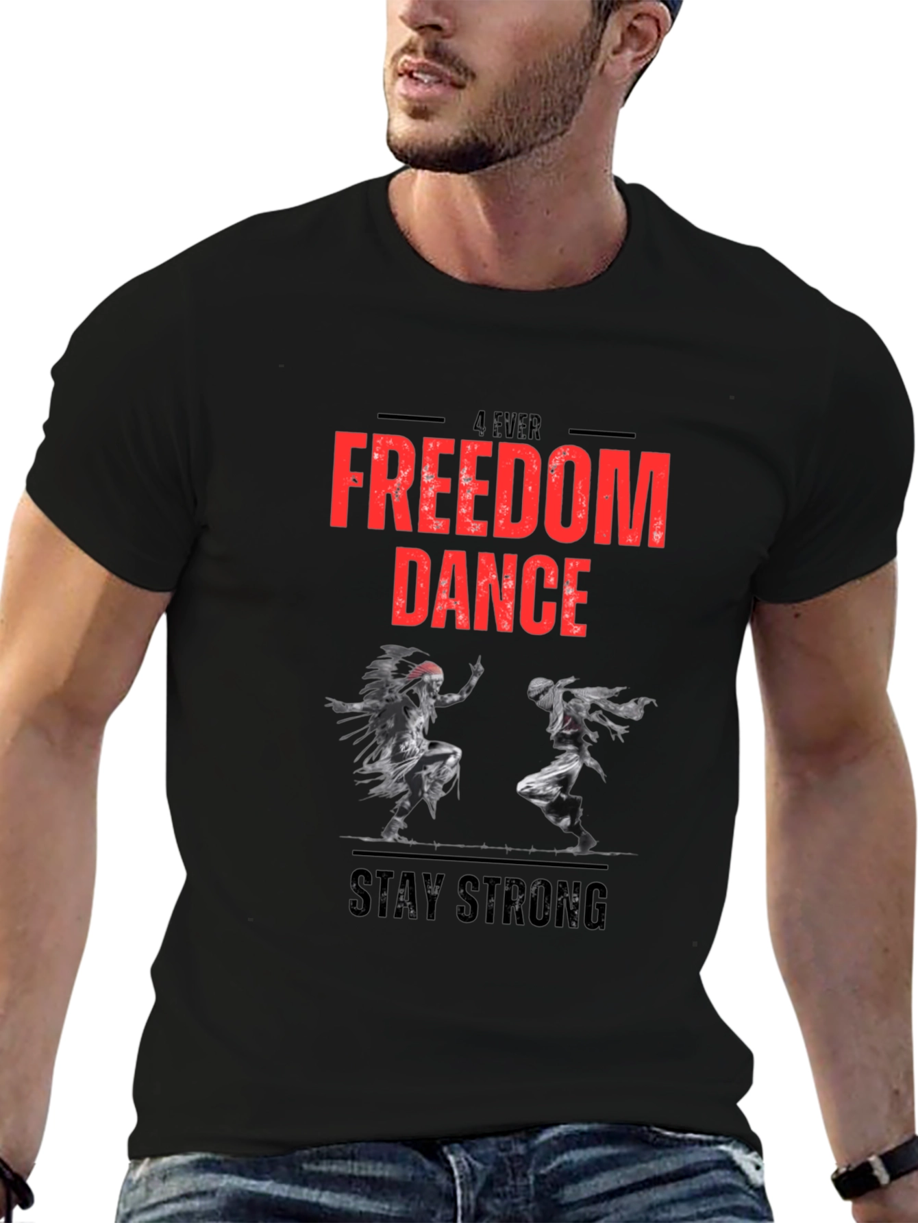 Freedom Dance Graphic T-Shirt