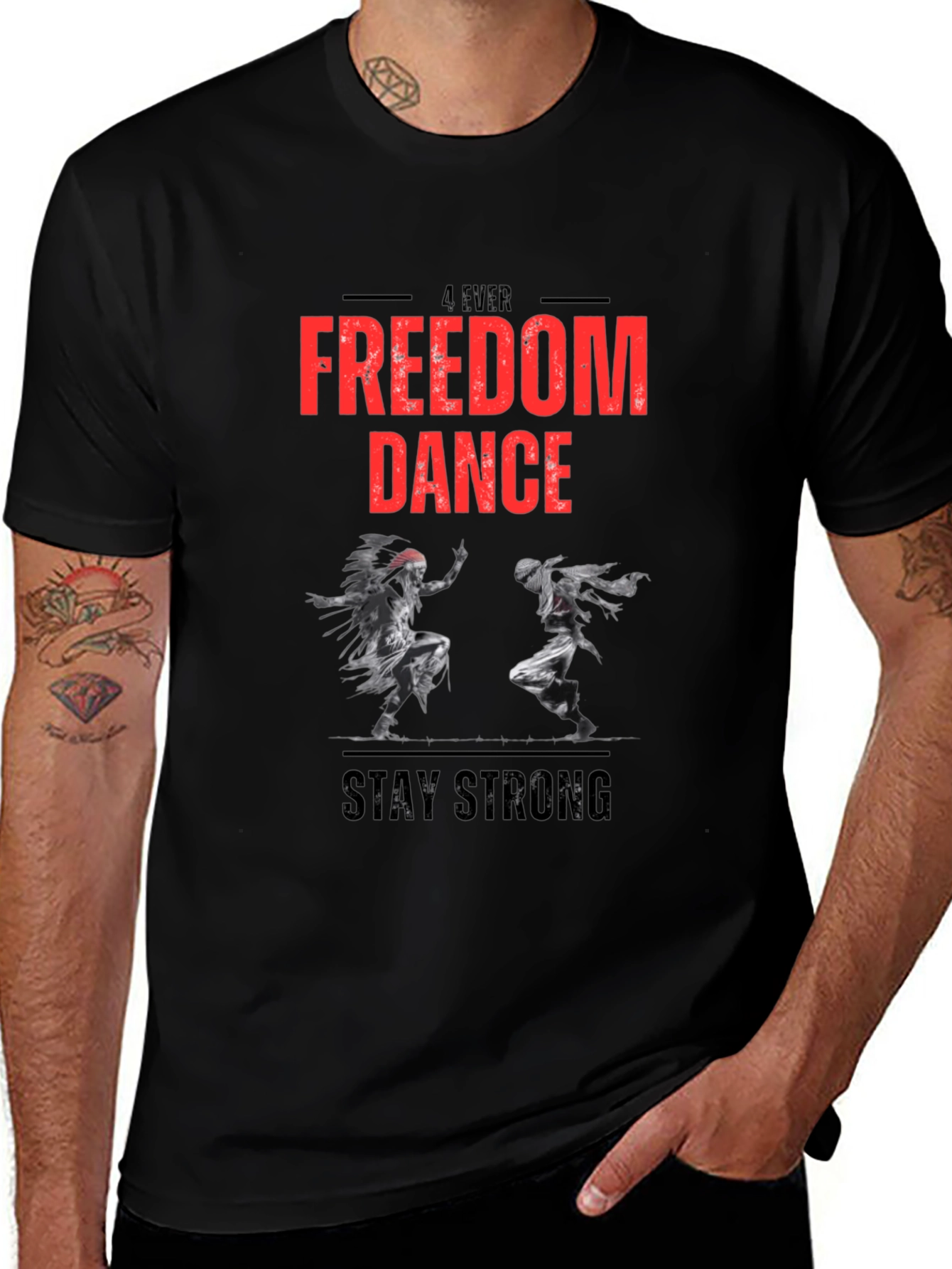 Freedom Dance Graphic T-Shirt