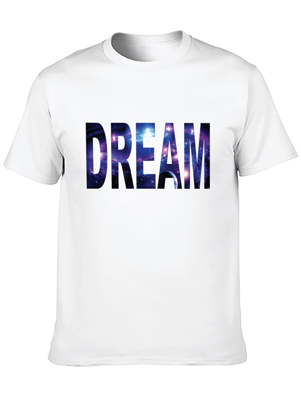 Dream Galaxy Print Black T-Shirt