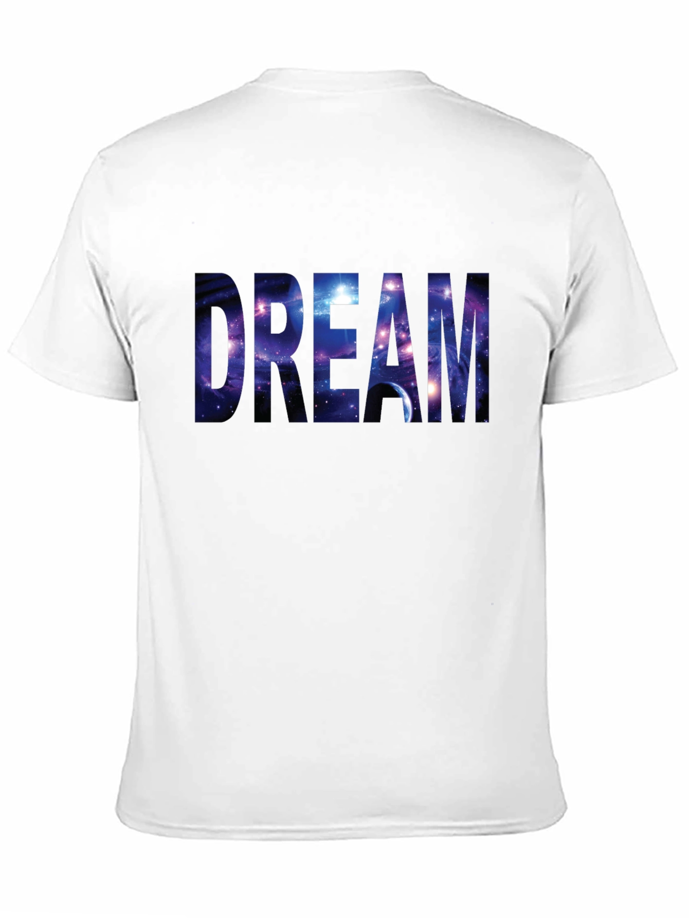 Dream Galaxy Print Black T-Shirt