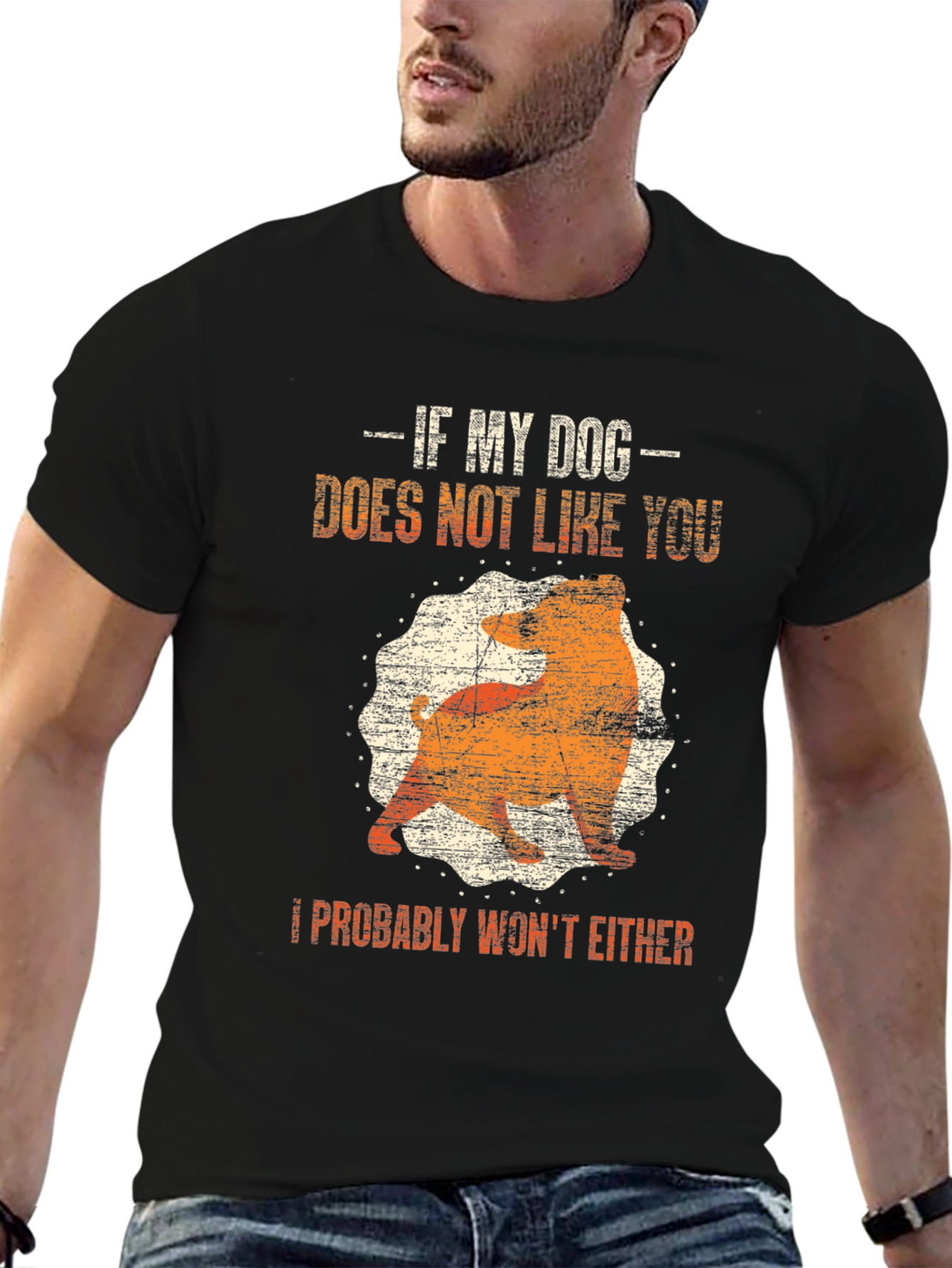 Dog Lover Graphic Tee - If My Dog Doesnt Like You T-Shirt