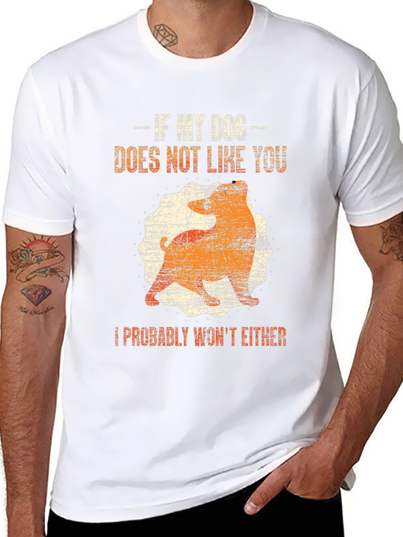 Dog Lover Graphic Tee - If My Dog Doesnt Like You T-Shirt
