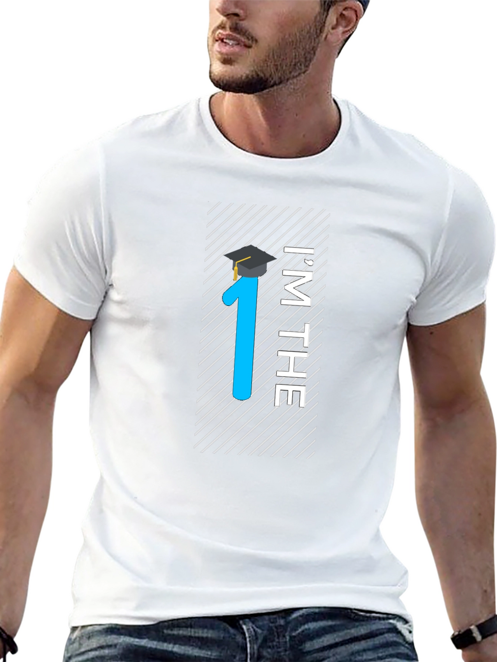 Im The 1st Graduate Black Tee