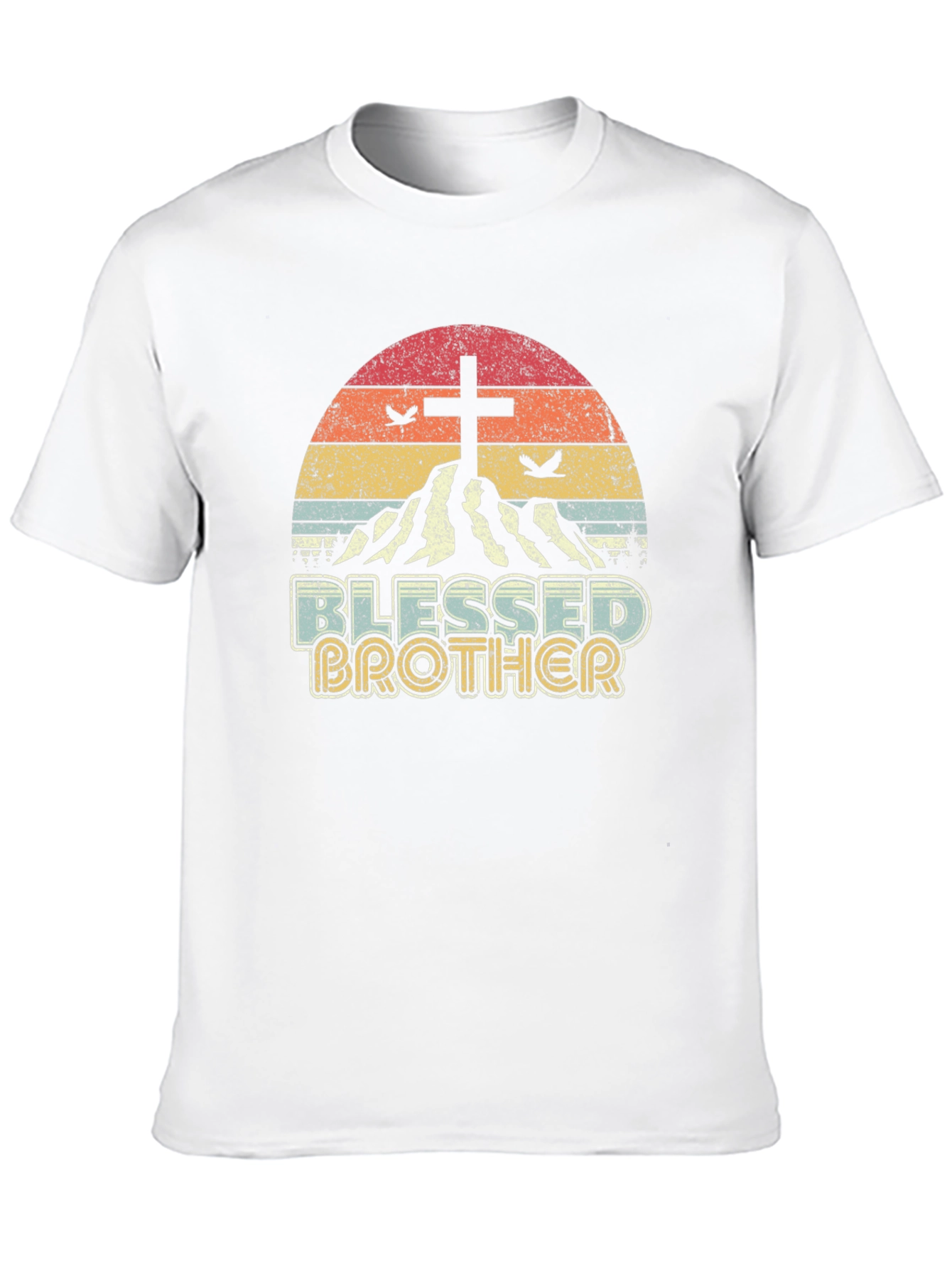 Blessed Brother Christian Graphic Tee - Black