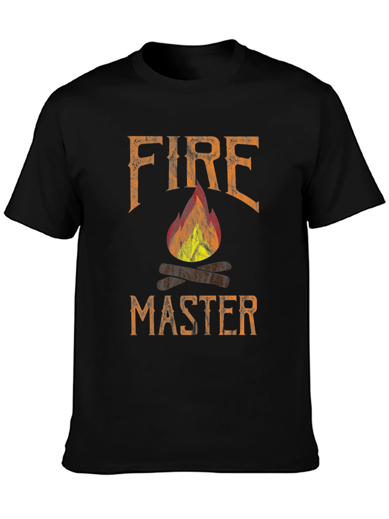 Fire Master Graphic Tee - Black