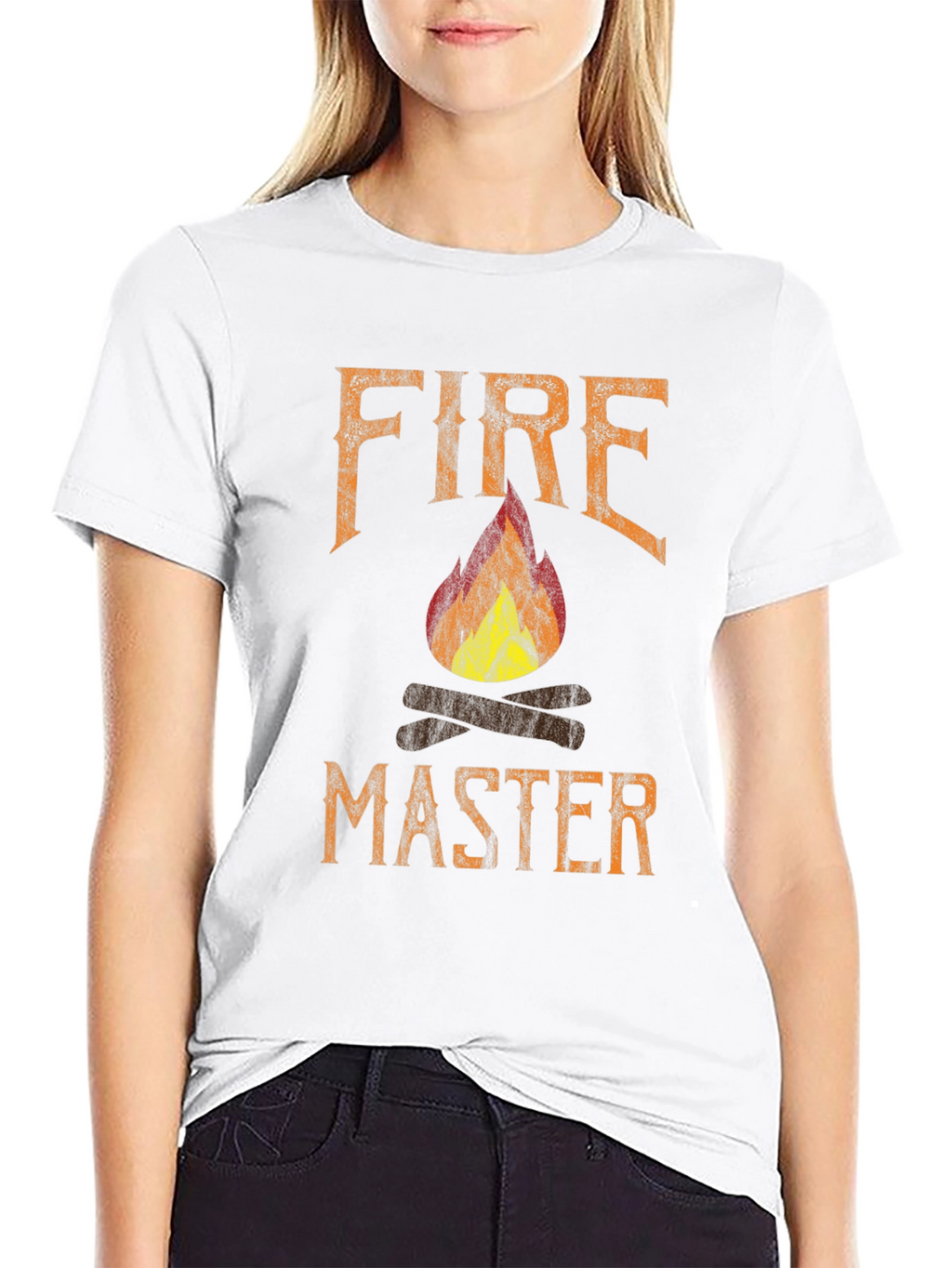 Fire Master Graphic Tee - Black