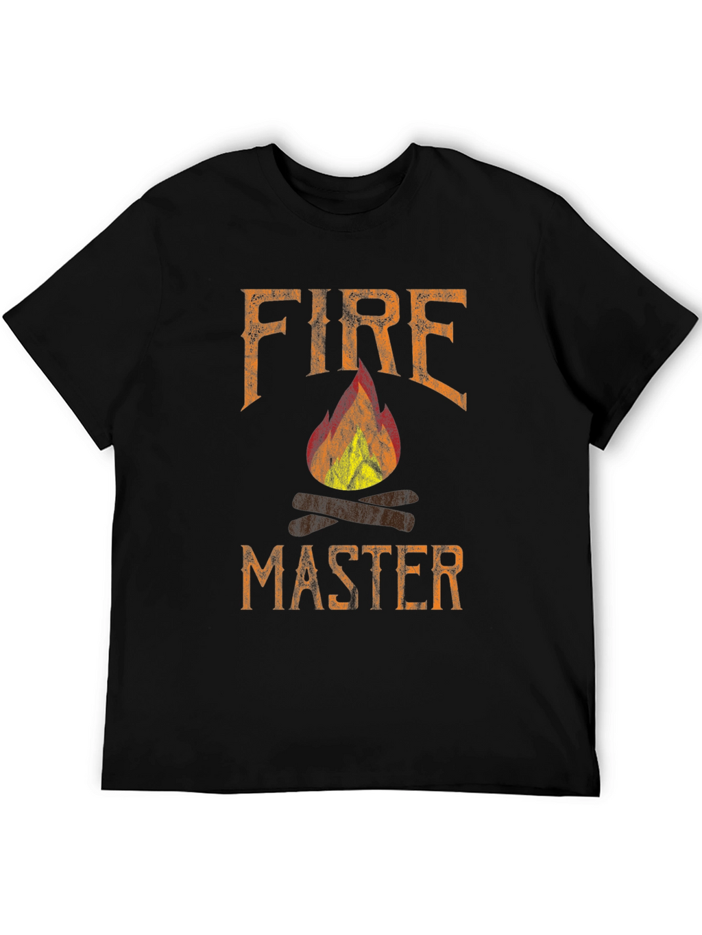 Fire Master Graphic Tee - Black