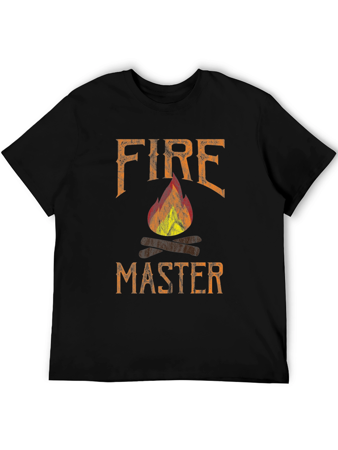 Fire Master Graphic Tee - Black