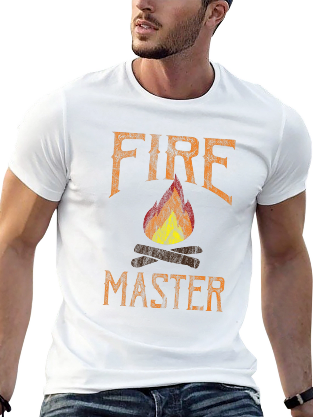 Fire Master Graphic Tee - Black