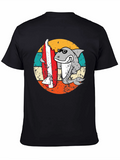 Shark Surfboard Bite T-Shirt