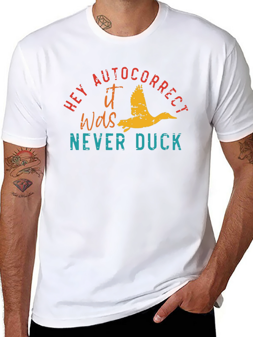 Hey Autocorrect Duck T-Shirt