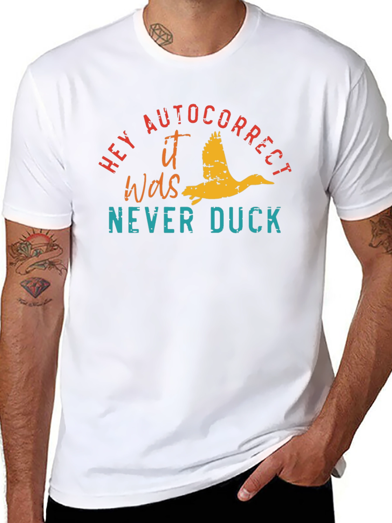 Hey Autocorrect Duck T-Shirt