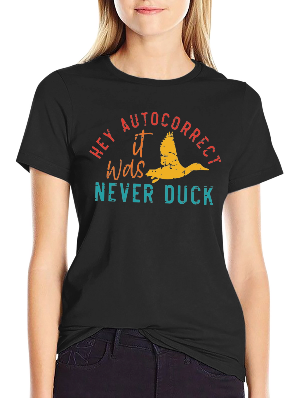 Hey Autocorrect Duck T-Shirt