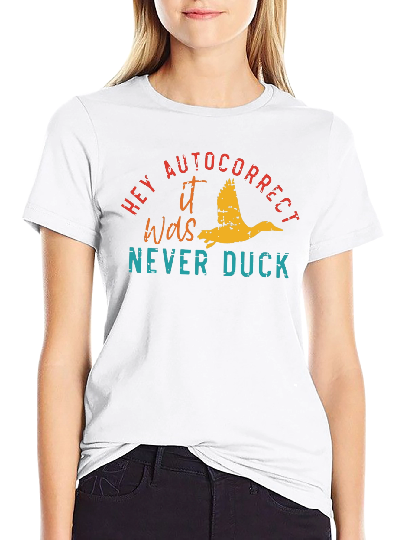 Hey Autocorrect Duck T-Shirt