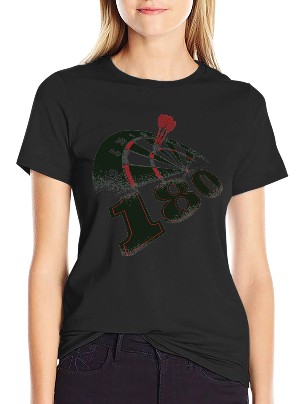180 Darts T-Shirt - Bullseye Graphic Tee