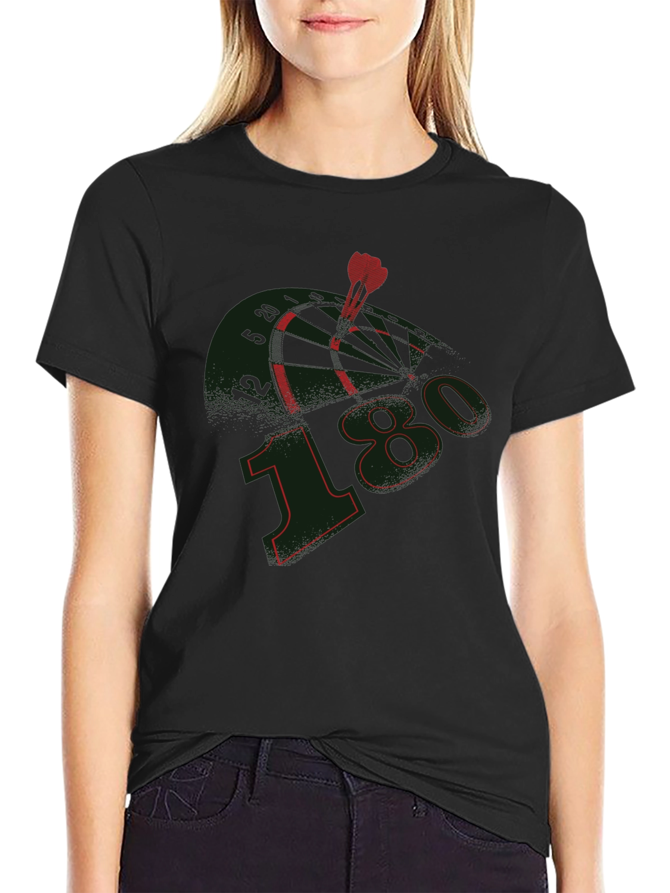 180 Darts T-Shirt - Bullseye Graphic Tee