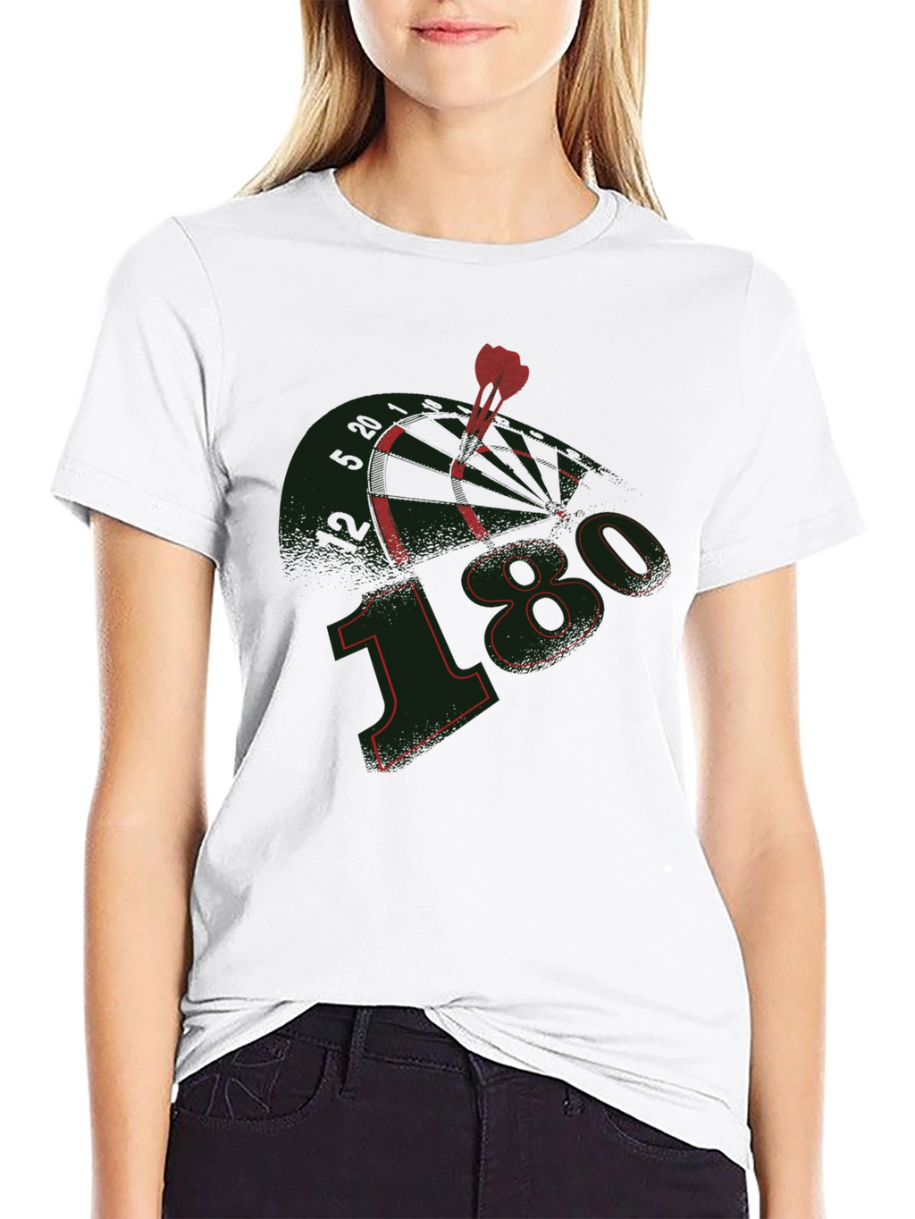 180 Darts T-Shirt - Bullseye Graphic Tee