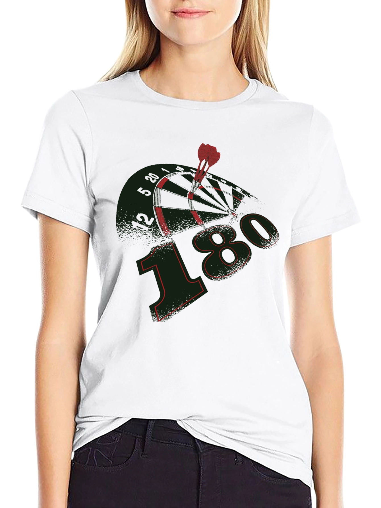 180 Darts T-Shirt - Bullseye Graphic Tee