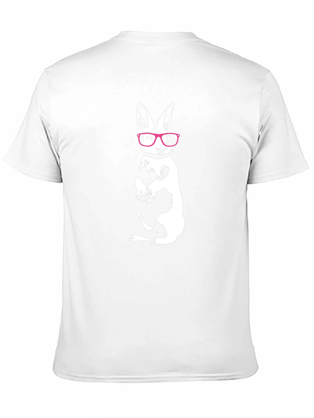 Cool Rabbit Tee - Black Cotton Graphic Shirt