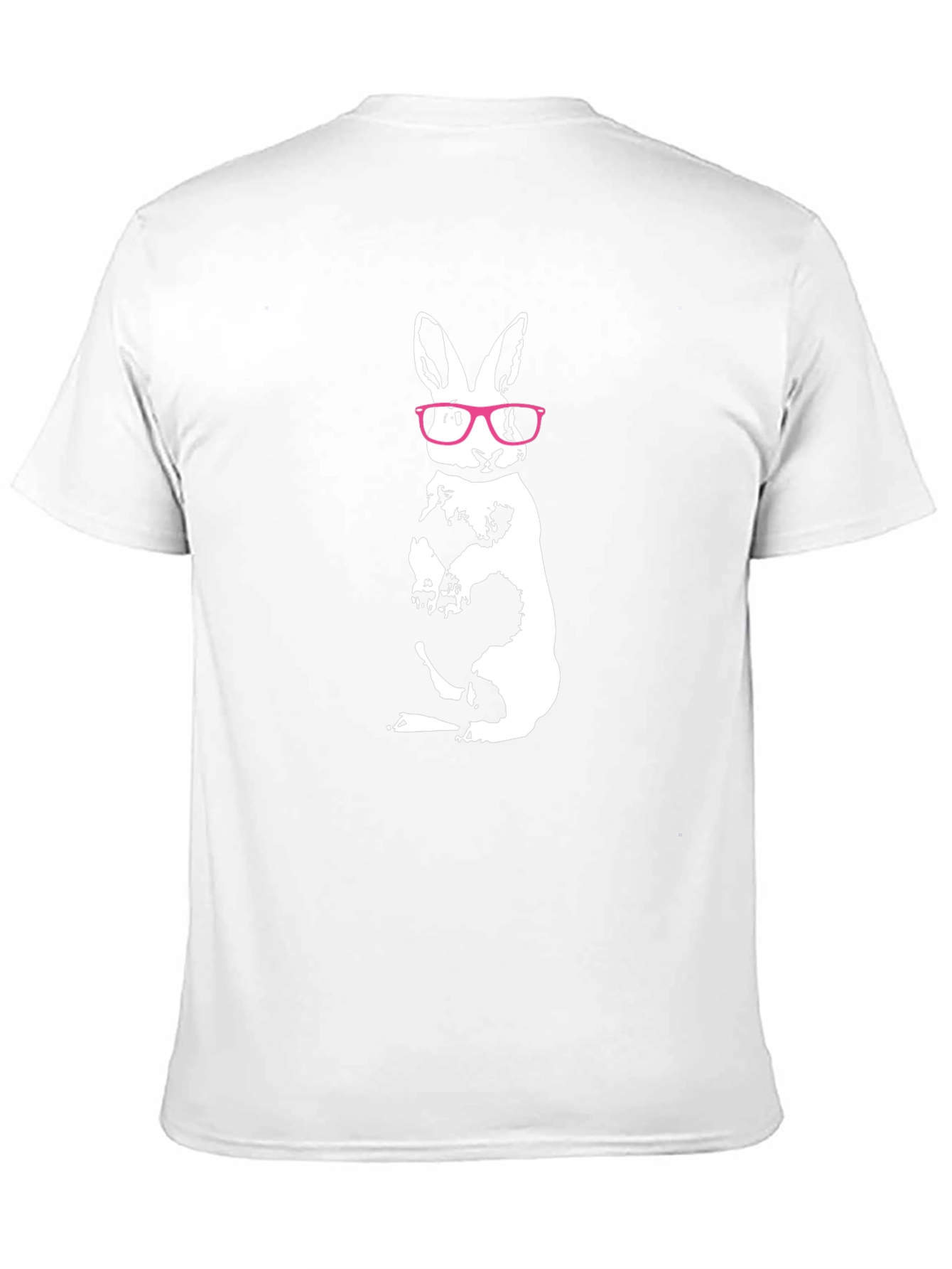 Cool Rabbit Tee - Black Cotton Graphic Shirt