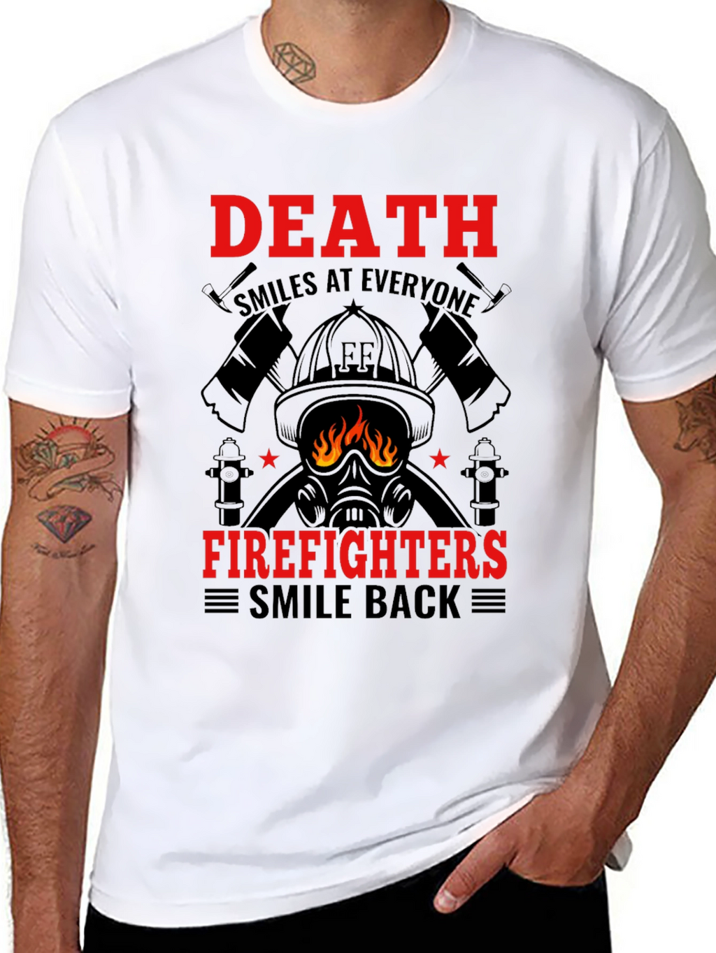 Firefighter Death Smiles T-Shirt