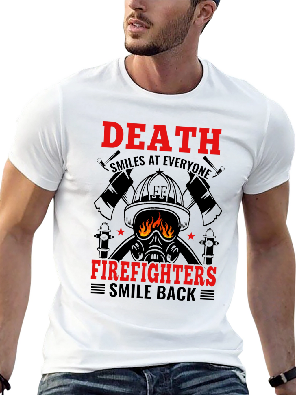 Firefighter Death Smiles T-Shirt