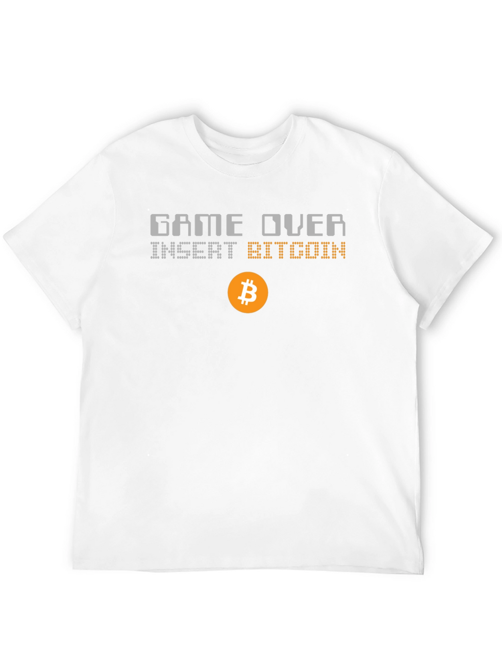 Game Over Insert Bitcoin Graphic T-Shirt