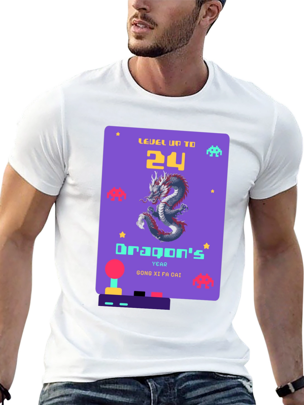 Level Up to 24 Dragon Year Tee