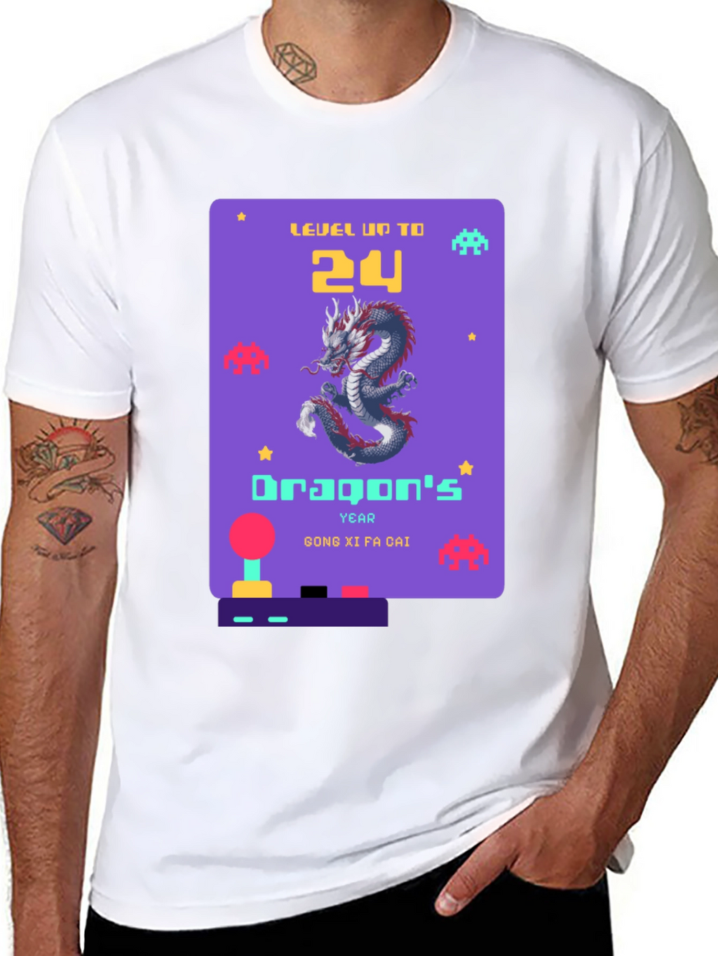 Level Up to 24 Dragon Year Tee