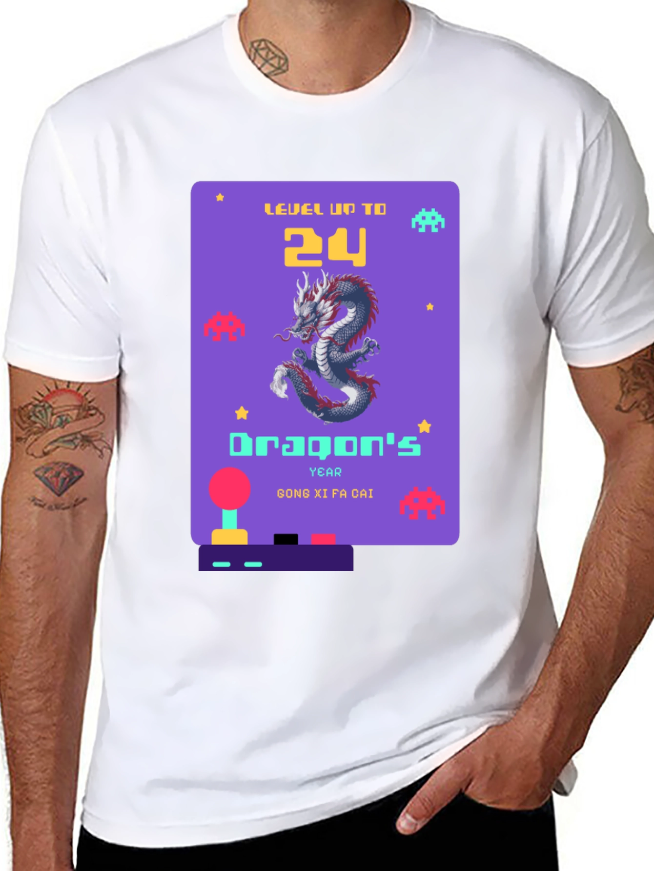 Level Up to 24 Dragon Year Tee