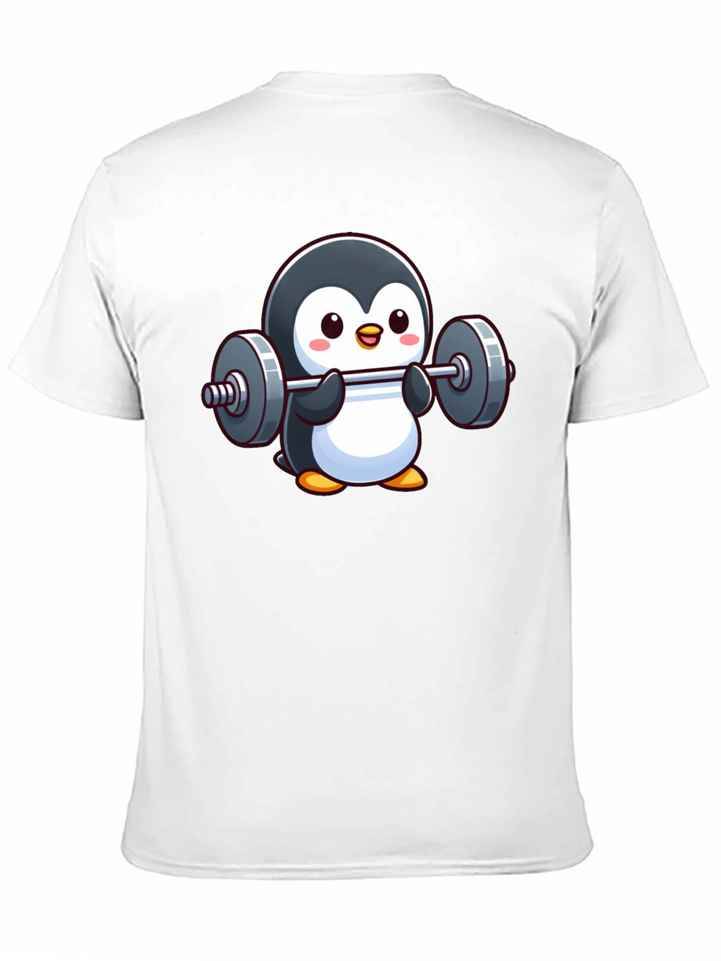 Penguin Powerlifter T-Shirt: Cute Workout Tee
