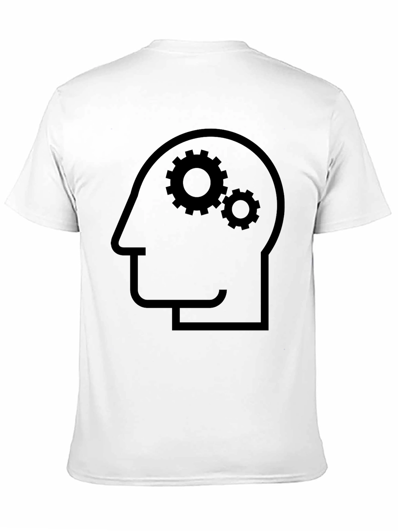 Thinking Gears Graphic Tee - Black Cotton
