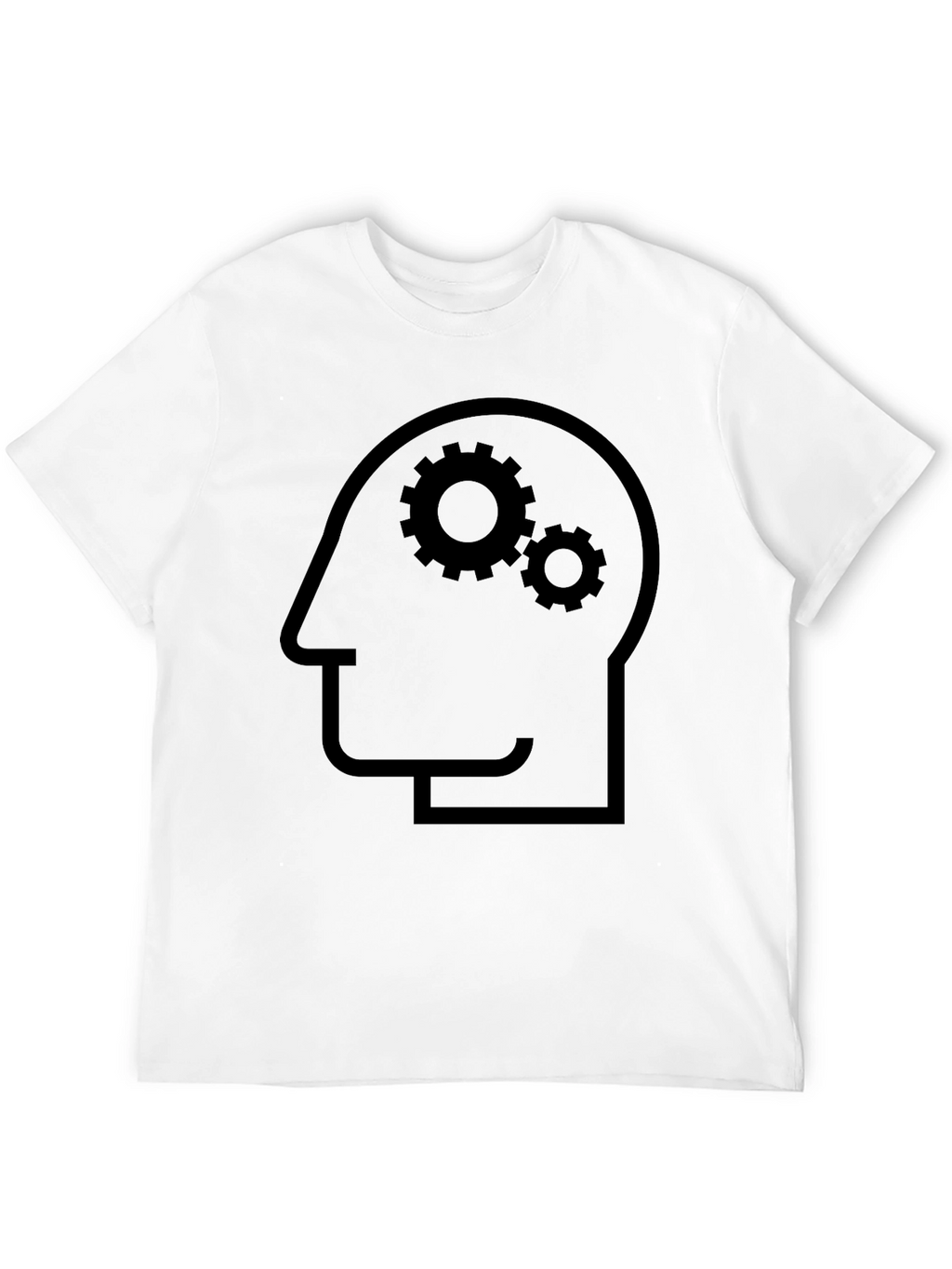 Thinking Gears Graphic Tee - Black Cotton