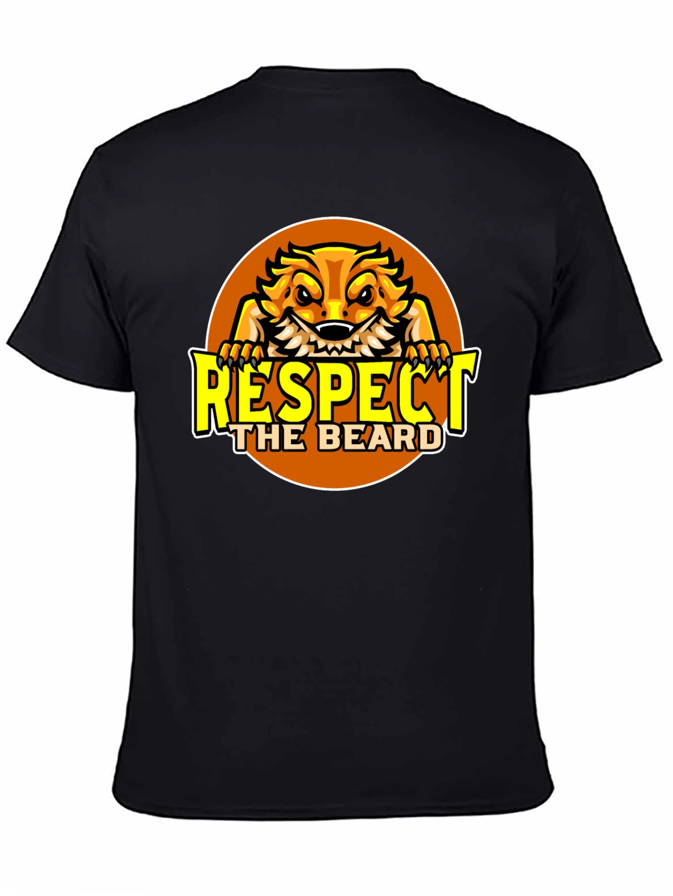 Respect the Beard T-Shirt Bearded Dragon Design